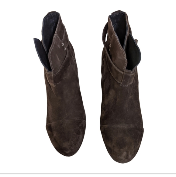 Rag & Bone Size 6 Brown harrow Suede Ankle Boots - Picture 3 of 8